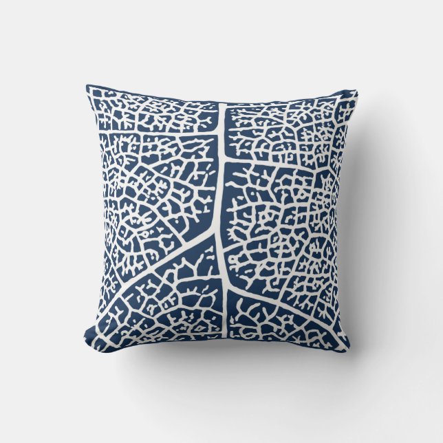 Coussin Empreinte de feuille (Recto)