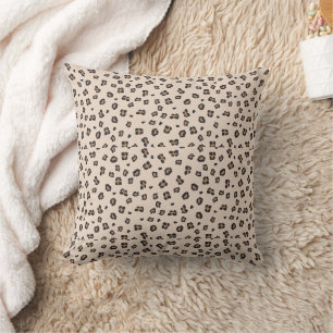 Coussin Empreinte de léopard classique