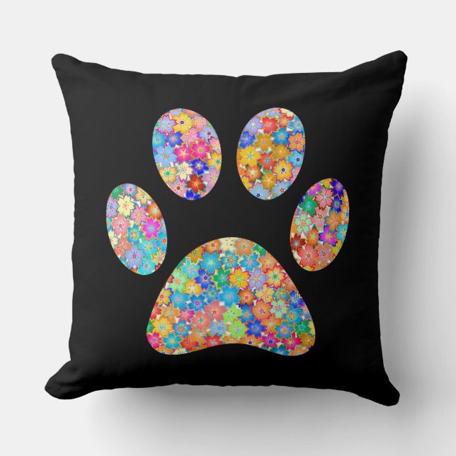 Coussin Empreinte de patte (Recto)