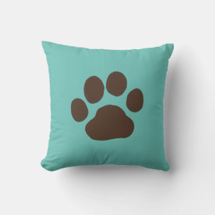 Coussin Empreinte de patte de chien animal   La cool Canin