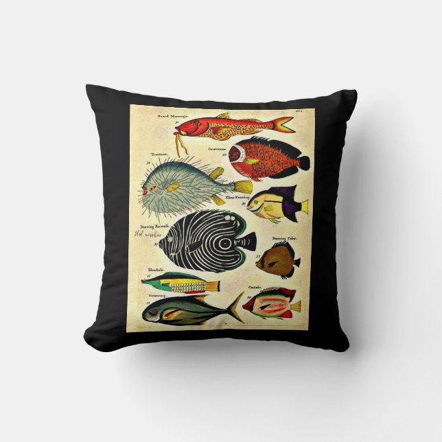 Coussin empreinte de poisson (Recto)