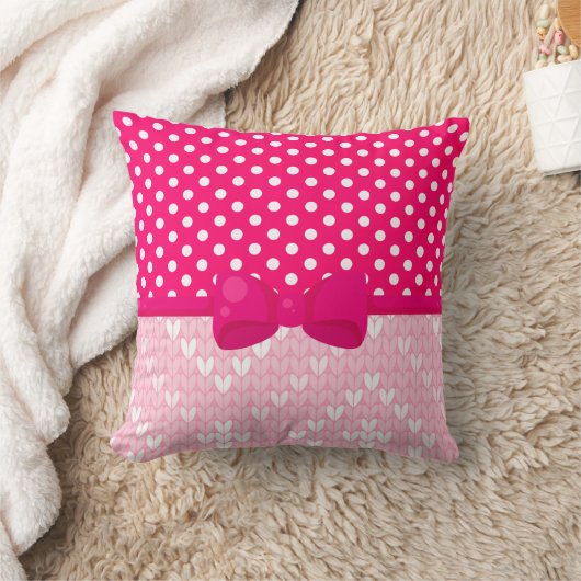 Coussin Empreinte et pois (Couverture)
