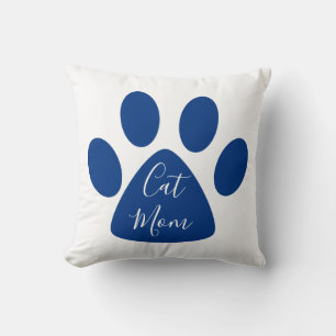 Coussin Empreinte Marine Cute Cat Mom