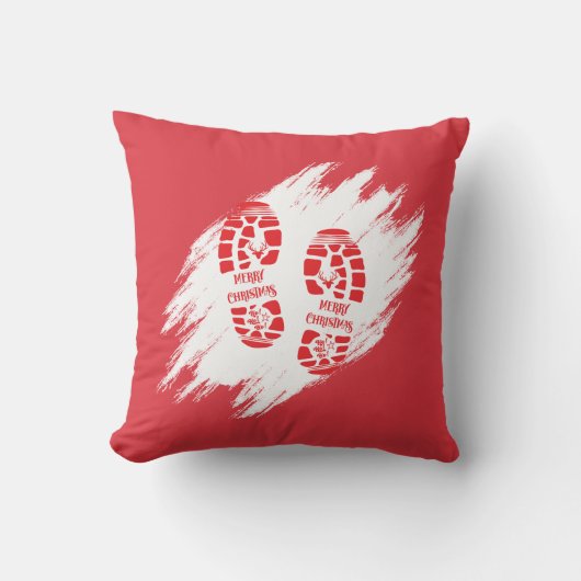Coussin Empreinte père Noël (Recto)