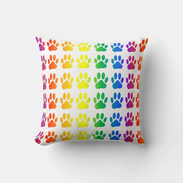 Coussin Empreinte Rainbow Chien (Recto)