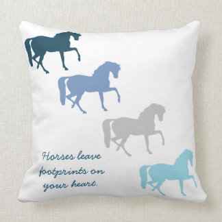 Coussin Empreintes de pas de cheval