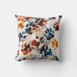 Coussin Empreintes de pattes chromatiques