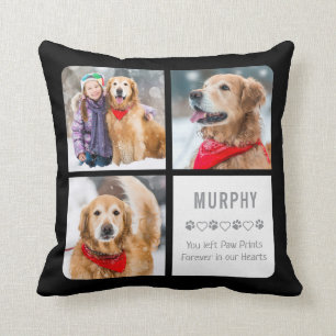 Coussin Empreintes de pattes commémoratifs Animaux de com