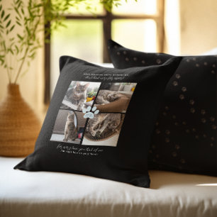 Coussin Empreintes de pattes sucrés Personnalisé Pet photo