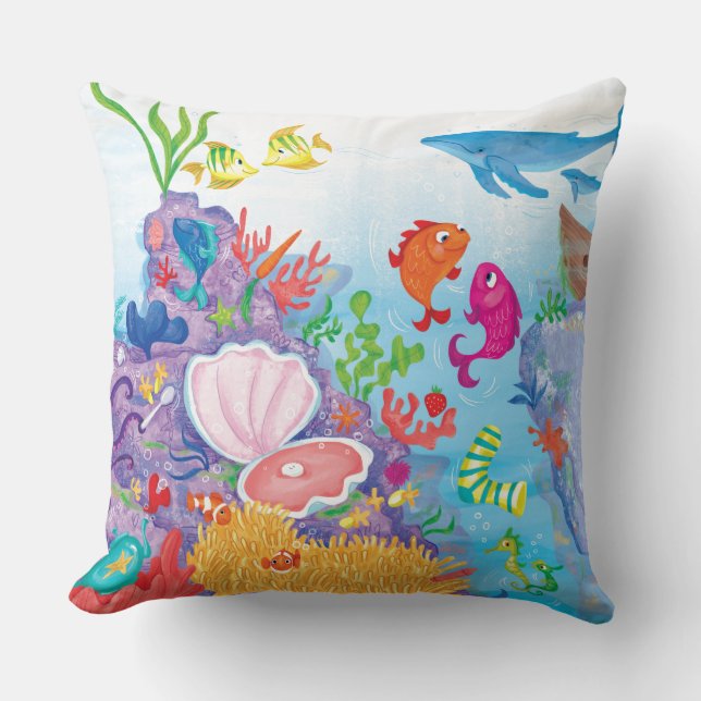 Coussin En Bas Dans L'Océan (Recto)