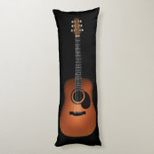 Coussin en bois naturel de corps de guitare (Dos (Vertical))