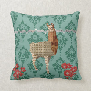 Coussin en bronze de Mojo de lama de Boho