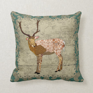 Coussin en bronze fleuri de Boho Mojo de mâle