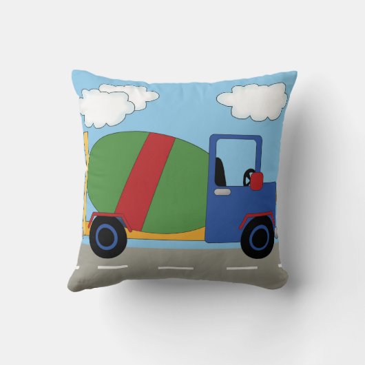 Coussin en construction de camion de ciment (Verso)