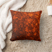 Coussin en coton avec lave en fusion (Couverture)