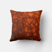 Coussin en coton avec lave en fusion (Verso)