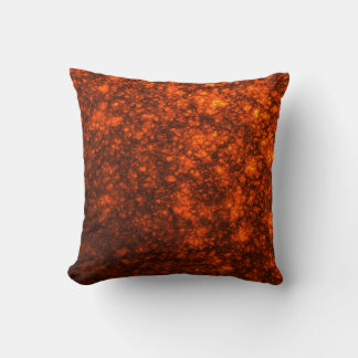 Coussin en coton avec lave en fusion