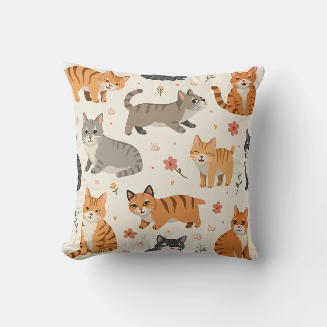 coussin en coussin de chat. (Recto)