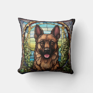 Coussin en forme de chien alsacien