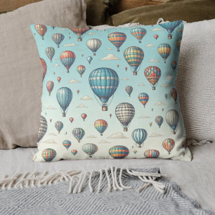 Coussin En haut, en haut et en loin ! Ballons Whimsical à