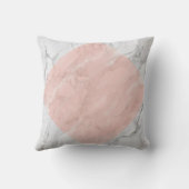 Coussin en marbre doré Rose personnalisé (Verso)