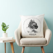 Coussin En mémoire d'un mémorial adoré pour animaux de com (Chaise)