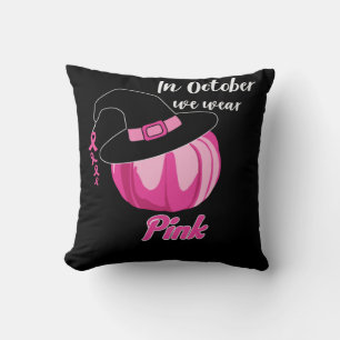 Coussin En Octobre Nous Portons La Sensibilisation Au Canc