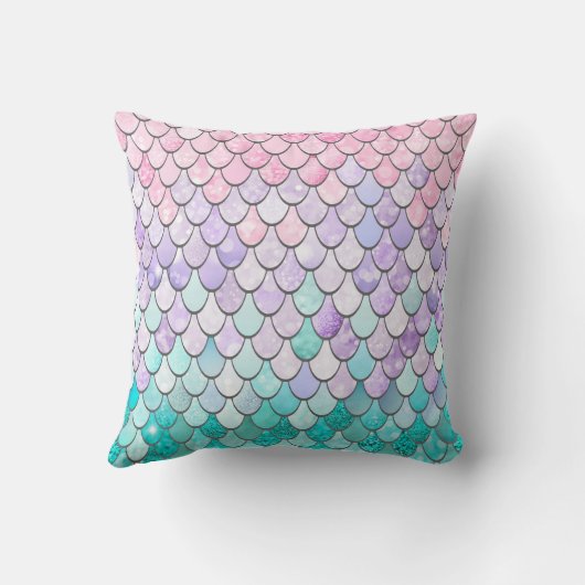 Coussin en pastel de sirène (Verso)