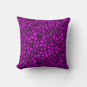 Coussin en pierre violette