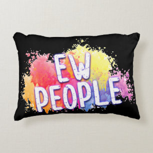 Coussin en polyester brossé