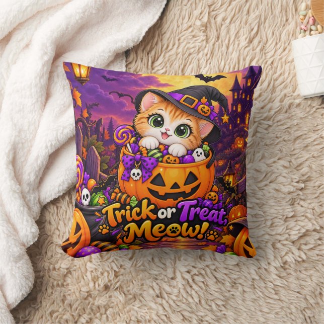 Coussin en polyester de 16 pouces représentant une (Couverture)