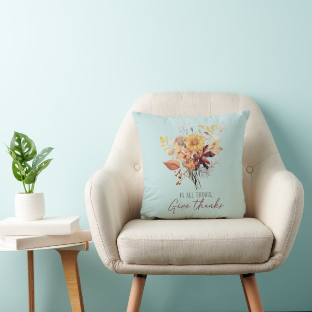 Coussin En Toutes Choses Rendez Grâce (Chaise)