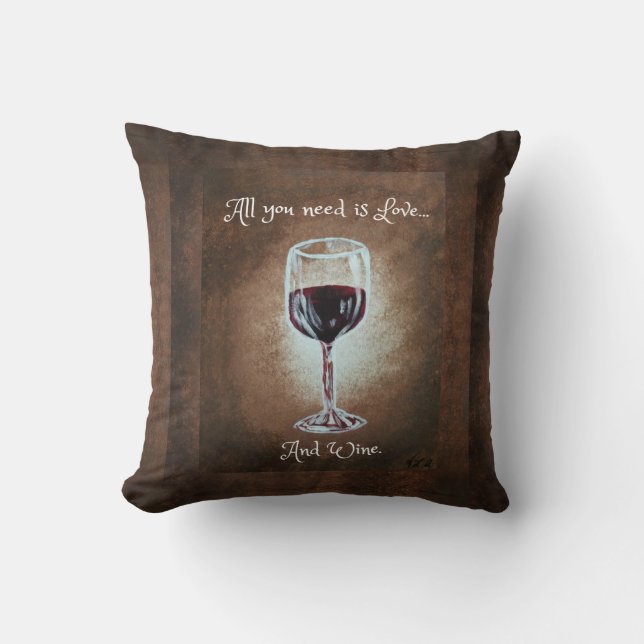 Coussin en verre de vin (Recto)