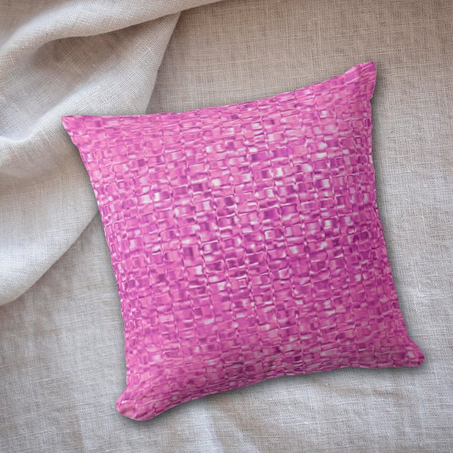 Coussin en verre rose chaud (Créateur téléchargé)