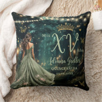 Enchanted Forest Sage Green Quinceañera Photograph