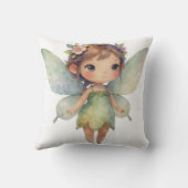 Coussin Enchanted Woodland Fairy: pastel green Sprite (Verso)