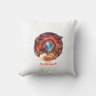 Coussin Enchanter la spirale d'Halloween 3D