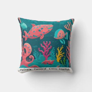 Coussin Enchanter Marine Life Sous-marin Infirmière Accent