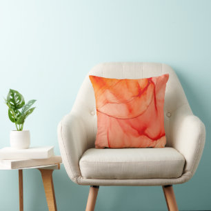 Coussin Encre alcoolique rouge
