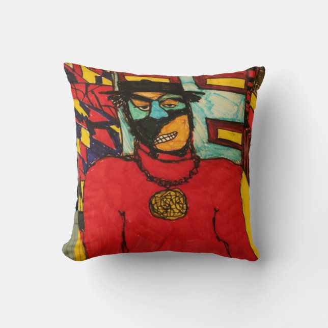 Coussin encre de garde du corps (Recto)