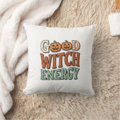 Coussin Énergie de bonne sorcière Design vectoriel Hallowe (Couverture)