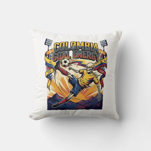 Coussin Énergie de but Colombie Skeleton Striker Nations C (Recto)