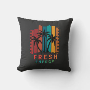 Coussin Énergie Fraîche – Motivation Moderne
