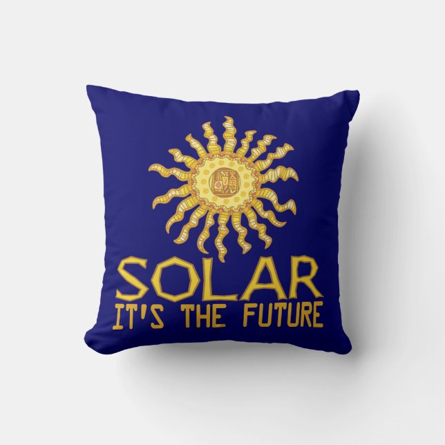 Coussin Énergie solaire (Recto)