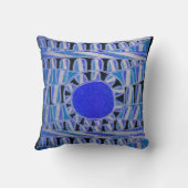 Coussin ÉNERGIE SOLAIRE SOLAIRE Bleu rose pourpre noir bla (Verso)