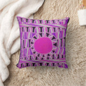 Coussin ÉNERGIE SOLAIRE SOLAIRE Pink violet Fuchsia Noir B (Couverture)