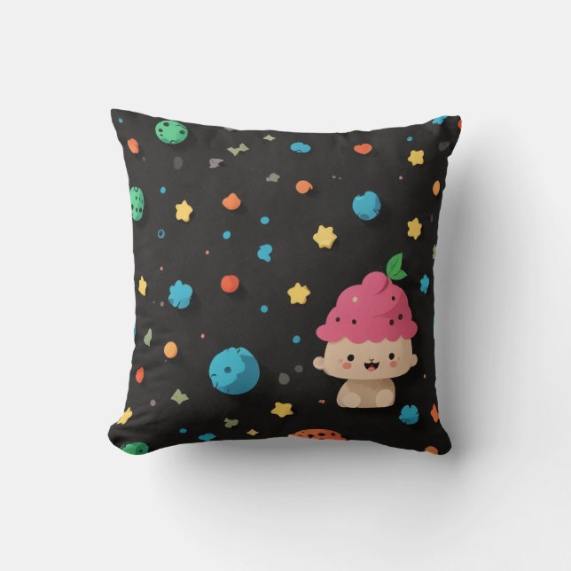 Coussin enfant, bébé, bonheur, amour, joie, plaisir, couss (Recto)