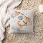 Coussin Enfant de fusée spatiale amusant (Couverture)