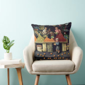 Coussin Enfant en bas âge et oranges (Chaise)