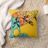 Coussin enfant jaune de Chameleon encre (Couverture)
